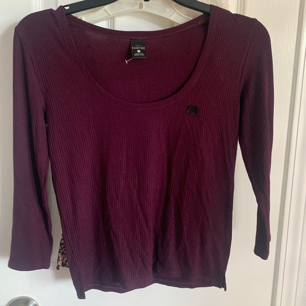 Maroon long sleeve
